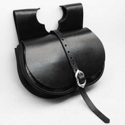 Nierentasche XL  Schwarz 