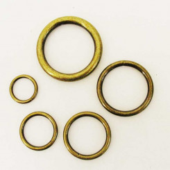 O - Ring, verschweisst, Altmessing 
