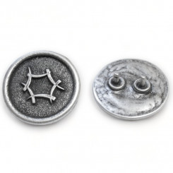 Zierniete Drachenfest Orklager 40 mm Altsilber