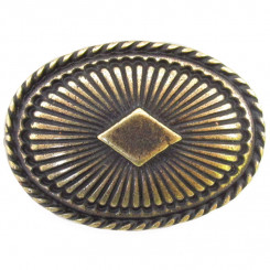 Zierniete "Ovalraute" Altmessing