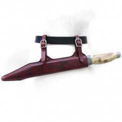 Dolchscheide für Sax (Wyvern), rot 