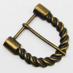 Schnalle "Neron" Altmessing