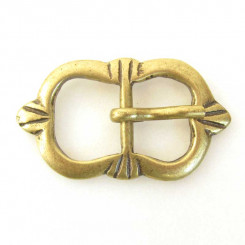 Schnalle "Spätmittelalter" Altmessing