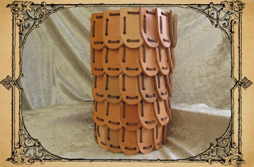 Lederschuppen Beinschienen 