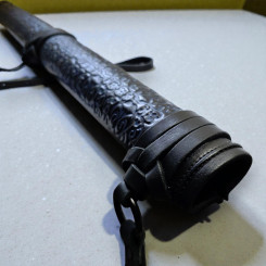 Schwertscheide Taifun  Schwarz-Blau für Langschwert 