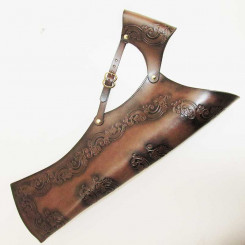 Seitenköcher "Welle" Braun 