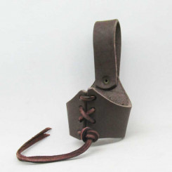 Geschnürter Hornhalter M, Braun 