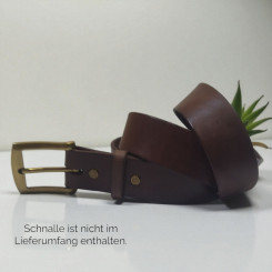 Ledergürtel 4cm braun 