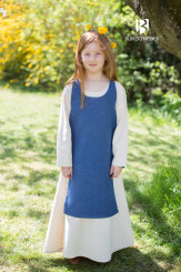 Kinderüberkleid Ylva, Meerblau 