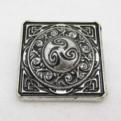 Zierniete "Celtic Square" Altnickel