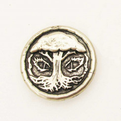 Zierniete Drachenfest Grünes Lager 40 mm Alteisen