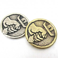 Zierniete Drachenfest Rotes Lager 40 mm 