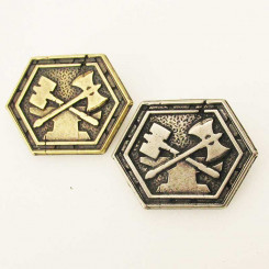 Zierniete Drachenfest Lager d. Zwerge 40 mm 