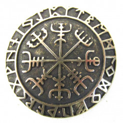Zierniete "Vegvisir" Altnickel
