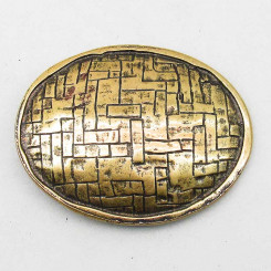 Buckle "Oval Bricks" 