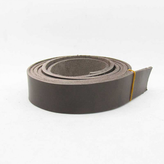 Blanklederriemen 3,4 cm breit Braun | 1,9m