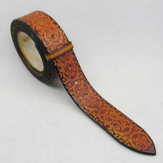 Wechselgürtel 4 cm "Taifun" Gelbbraun 