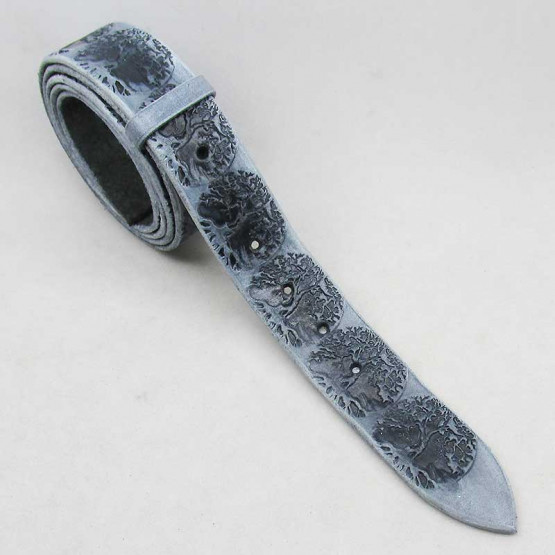 Wechselgürtel 4 cm "Tree" Grau 