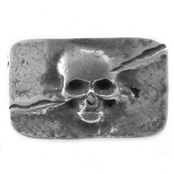 Zierniete "Skull Herida" Altnickel