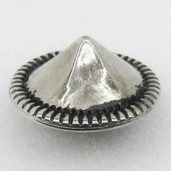 Zierniete "Zwergenbeschlag" 20mm Altnickel