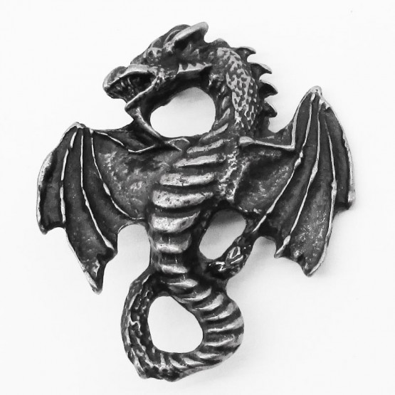 Zierniete "Dragon" Altnickel