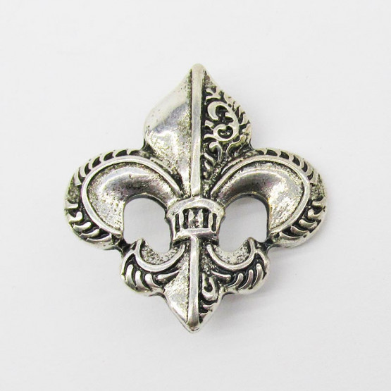 Zierniete "Fleur de Lys", M Altnickel