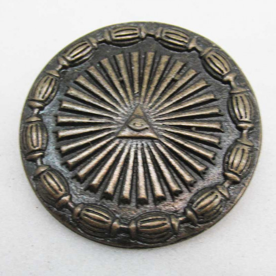 Zierniete "Illuminati" Altmessing