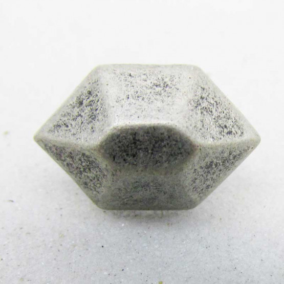 Zierniete "Hexagon" Altnickel