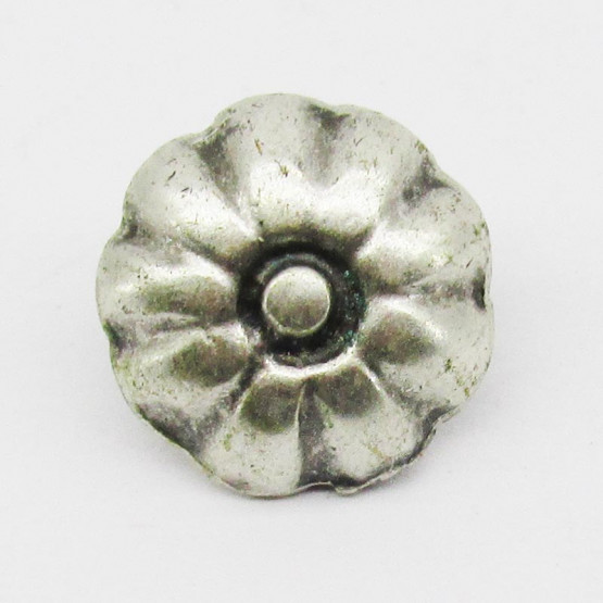 Zierniete "Rosette" Altnickel