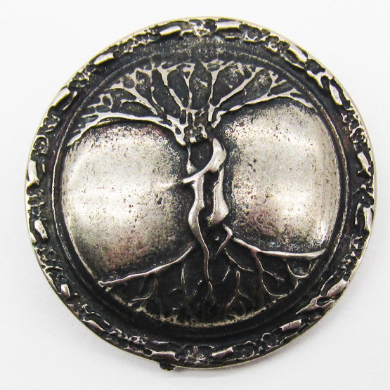 Zierniete "Baum des Lebens" Altnickel