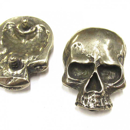 Zierniete "Skull 7" Altnickel