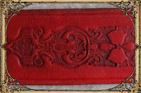 Wechselgürtel 4cm "Renaissance", Rot 