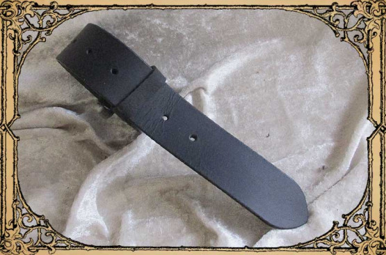 Wechselgürtel 2,5cm, Schwarz 