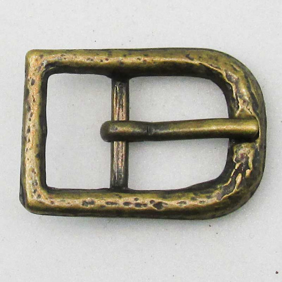 Riemenschnalle Altmessing
