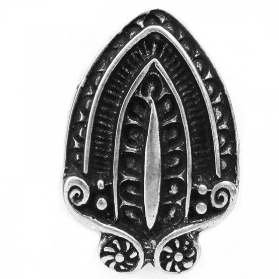 Gürtelspitze Ornament Altnickel