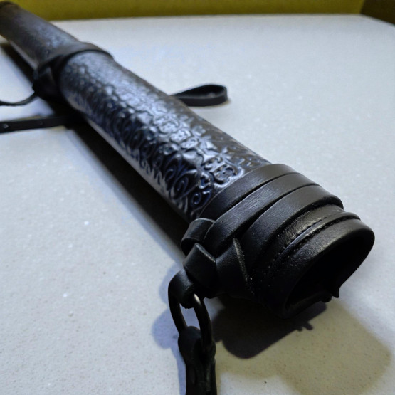 Schwertscheide Taifun  Schwarz-Blau für Langschwert 