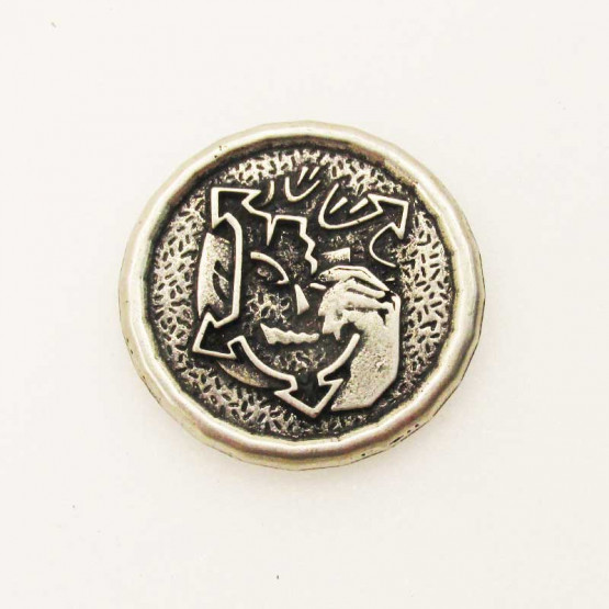 Zierniete Drachenfest Lager d. Wandels 40 mm Alteisen
